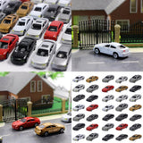 Maxbell 50pcs HO Scale Model Car 1:75 Building Train Scenery NEW