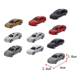 Maxbell 50pcs HO Scale Model Car 1:75 Building Train Scenery NEW