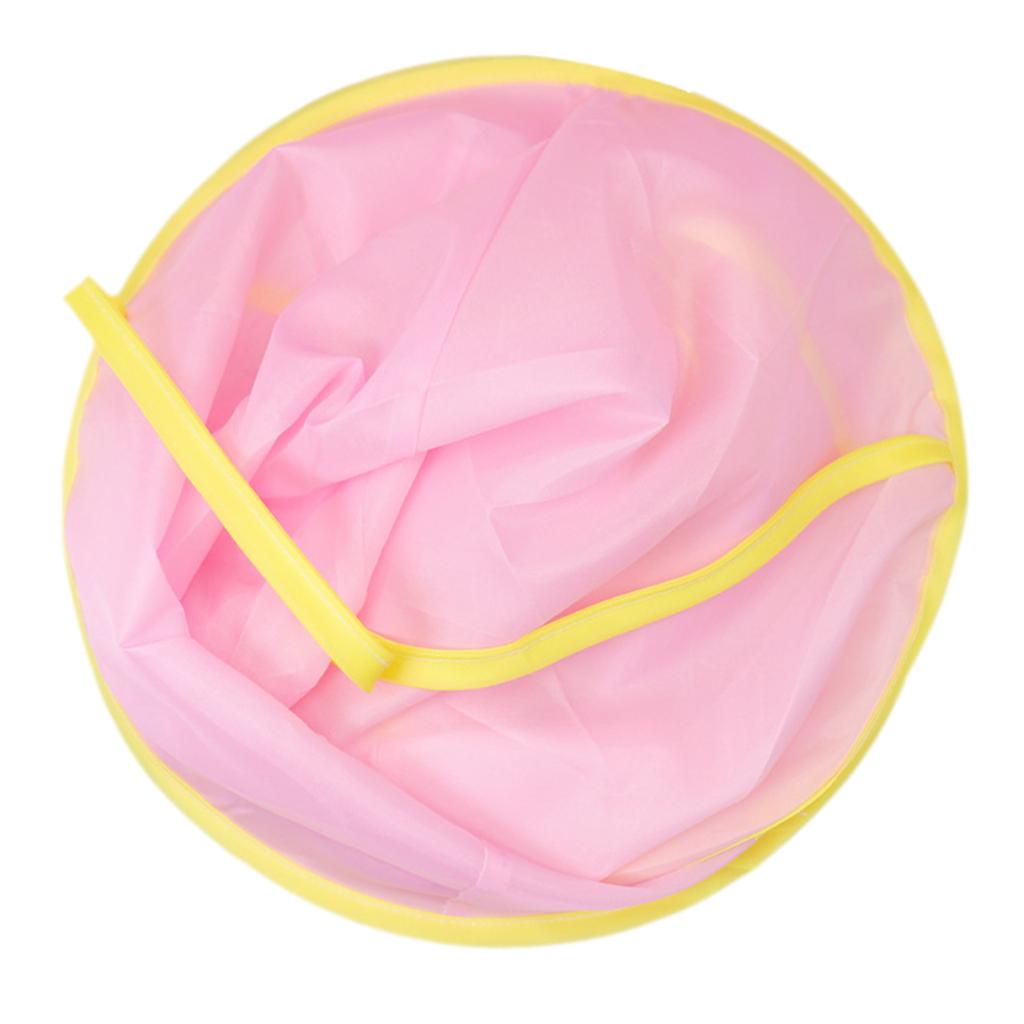 Kids Child Hair Cutting Cape Haircut Gown Hairdresser Salon Bib Pink