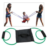 Maxbell Water Balloon Launcher 3 Person Water Ball Bomb Slingshot 2.1m Green