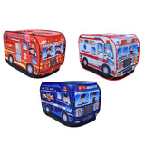 Maxbell Kids Play Tents Outdoor Indoor Pretend Play Toy Pop Up  Fire Fighting Truck