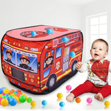 Maxbell Kids Play Tents Outdoor Indoor Pretend Play Toy Pop Up  Fire Fighting Truck