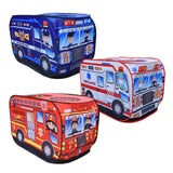 Maxbell Kids Play Tents Outdoor Indoor Pretend Play Toy Pop Up  Fire Fighting Truck