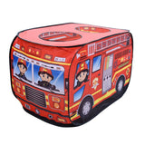 Maxbell Kids Play Tents Outdoor Indoor Pretend Play Toy Pop Up  Fire Fighting Truck