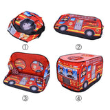 Maxbell Kids Play Tents Outdoor Indoor Pretend Play Toy Pop Up  Fire Fighting Truck