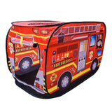 Maxbell Kids Play Tents Outdoor Indoor Pretend Play Toy Pop Up  Fire Fighting Truck