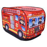 Maxbell Kids Play Tents Outdoor Indoor Pretend Play Toy Pop Up  Fire Fighting Truck