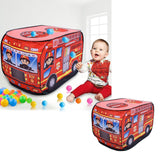 Maxbell Kids Play Tents Outdoor Indoor Pretend Play Toy Pop Up  Fire Fighting Truck