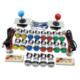 Maxbell 2 Players Arcade Buttons & Joystick Kit Controller USB Encoders DIY Style7