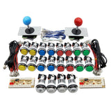 Maxbell 2 Players Arcade Buttons & Joystick Kit Controller USB Encoders DIY Style7