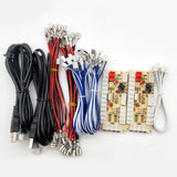 Maxbell 2 Players Arcade Buttons & Joystick Kit Controller USB Encoders DIY Style7