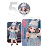 Maxbell 23 Ball Joints BJD Girl Doll w/ Clothes Shoes Fashion Dressup Toy Gift F
