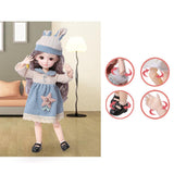 Maxbell 23 Ball Joints BJD Girl Doll w/ Clothes Shoes Fashion Dressup Toy Gift F