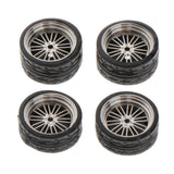 Maxbell 1:64 Scale 11mm Wheel Rubber Tires for Matchbox Cars Vehicles Parts B3