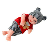 Maxbell 10 inch Real Lifelike Reborn Boy Doll Silicone Newborn Baby Dolls Boy Black