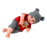 Maxbell 10 inch Real Lifelike Reborn Boy Doll Silicone Newborn Baby Dolls Boy Black