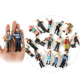 Maxbell 16x Realistic PVC People Figurines Farmer with Animal Model Kids Educational