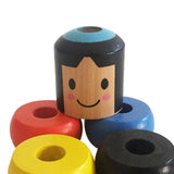 Maxbell Unbreakable Immortal Wooden Man Magic toy Stubborn tumbler Stage Trick Props