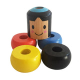 Maxbell Unbreakable Immortal Wooden Man Magic toy Stubborn tumbler Stage Trick Props