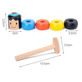 Maxbell Unbreakable Immortal Wooden Man Magic toy Stubborn tumbler Stage Trick Props