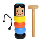 Maxbell Unbreakable Immortal Wooden Man Magic toy Stubborn tumbler Stage Trick Props