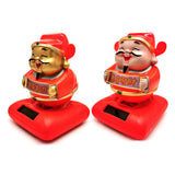 Solar Dancing Lucky Figures Car Dashboard Decoration Ornament for Home Table Style1