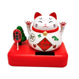 1pc Funny Solar Dancing Figure Toy Hand Swing Lucky Cat Decor Ornament Gift style 2