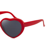 Special Effects Heart Shaped Sunglasses Love Fashion Eyewear for Party Red