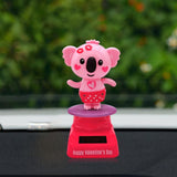 Maxbell  Solar Shaking Head Koala Office Interior Dashboard Decor Ornament Doll Toy