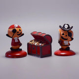 Adorable Halloween Mini Doll Decor Moss Model Car Decorations Party Favors 3pcs B