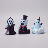 Adorable Halloween Mini Doll Decor Moss Model Car Decorations Party Favors 3pcs D