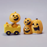 Adorable Halloween Mini Doll Decor Moss Model Car Decorations Party Favors 3pcs H