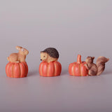 Adorable Halloween Mini Doll Decor Moss Model Car Decorations Party Favors 3pcs I