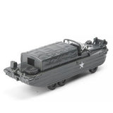 Maxbell 1PC 4D 1:72 Assemble Amphibious Vehicle Kits Sand Table Playset for Tabletop with Canopy