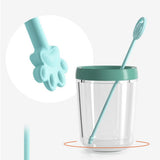 Maxbell Silicone Stir Stick Temperature Sensing BPA Free Mixer Stick for Chocolate blue