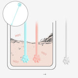 Maxbell Silicone Stir Stick Temperature Sensing BPA Free Mixer Stick for Chocolate blue