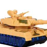 Maxbell Universal Electric Tank Toy Birthday Gifts Battery Powered for Children Yellow