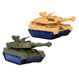 Maxbell Universal Electric Tank Toy Birthday Gifts Battery Powered for Children Yellow