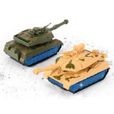 Maxbell Universal Electric Tank Toy Birthday Gifts Battery Powered for Children Yellow