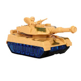 Maxbell Universal Electric Tank Toy Birthday Gifts Battery Powered for Children Yellow
