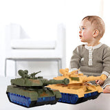 Maxbell Universal Electric Tank Toy Birthday Gifts Battery Powered for Children Yellow