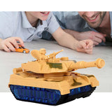 Maxbell Universal Electric Tank Toy Birthday Gifts Battery Powered for Children Yellow
