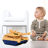 Maxbell Universal Electric Tank Toy Birthday Gifts Battery Powered for Children Yellow