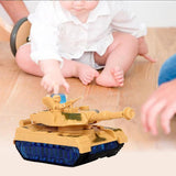 Maxbell Universal Electric Tank Toy Birthday Gifts Battery Powered for Children Yellow