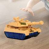 Maxbell Universal Electric Tank Toy Birthday Gifts Battery Powered for Children Yellow