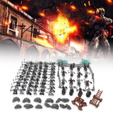 Maxbell 122Pcs Medieval Soldiers Model Swordman Warriors Sword and Shield Gift