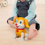 Maxbell Novelty Electronic Interactive Pet Dog with LED and Sound for Kids Puppy Toy Yellow
