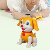 Maxbell Novelty Electronic Interactive Pet Dog with LED and Sound for Kids Puppy Toy Yellow