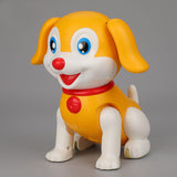 Maxbell Novelty Electronic Interactive Pet Dog with LED and Sound for Kids Puppy Toy Yellow