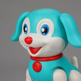 Maxbell Novelty Electronic Interactive Pet Dog with LED and Sound for Kids Puppy Toy Blue